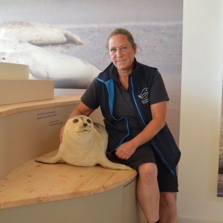 Tanja Rosenberger, die Leiterin der Seehundstation Friedrichskoog.