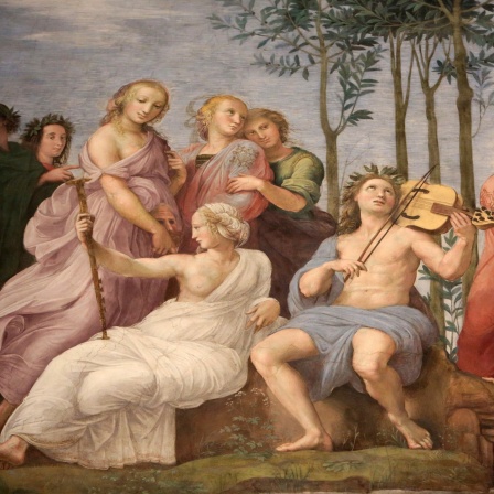 Der Parnass - Fresco von Raphael