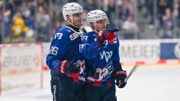 Sportschau Wintersport - Adler Mannheim Gewinnen Gegen Straubing Tigers