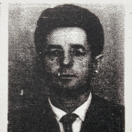 Vergrößertes Foto von Walter Praedel aus der MfS-Akte vom Tag der Verhaftung am 7.10.1961