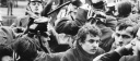 Auseinandersetzungen zwischen der Polizei und den Demonstranten am 12.4.1968 in Berlin