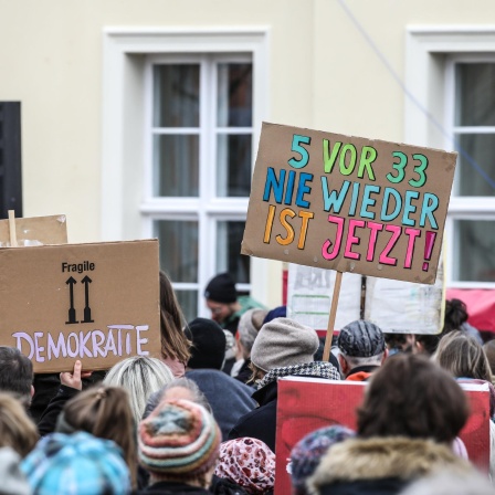 Demonstration in Brandenburg