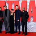 Andy Serkis, Robert Pattinson, Zoe Kravitz, Paul Dano und Jeffrey Wright bei der Premiere des Kinofiilms The Batman im BFI IMAX. London,