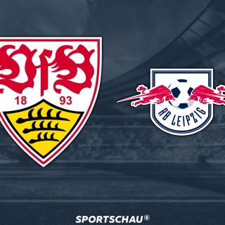 Logo VfB Stuttgart gegen RB Leipzig