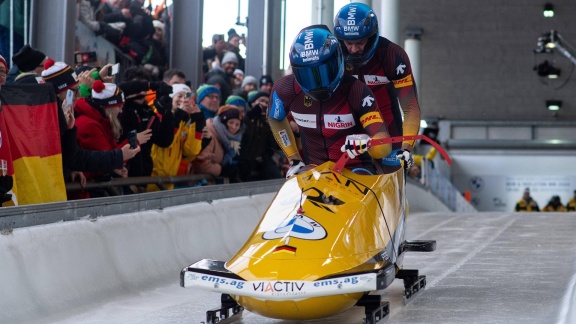 Sportschau Wintersport - Zweierbob Bei Der Wm In Winterberg - Der 1. Und 2. Lauf In Der Zusammenfassung