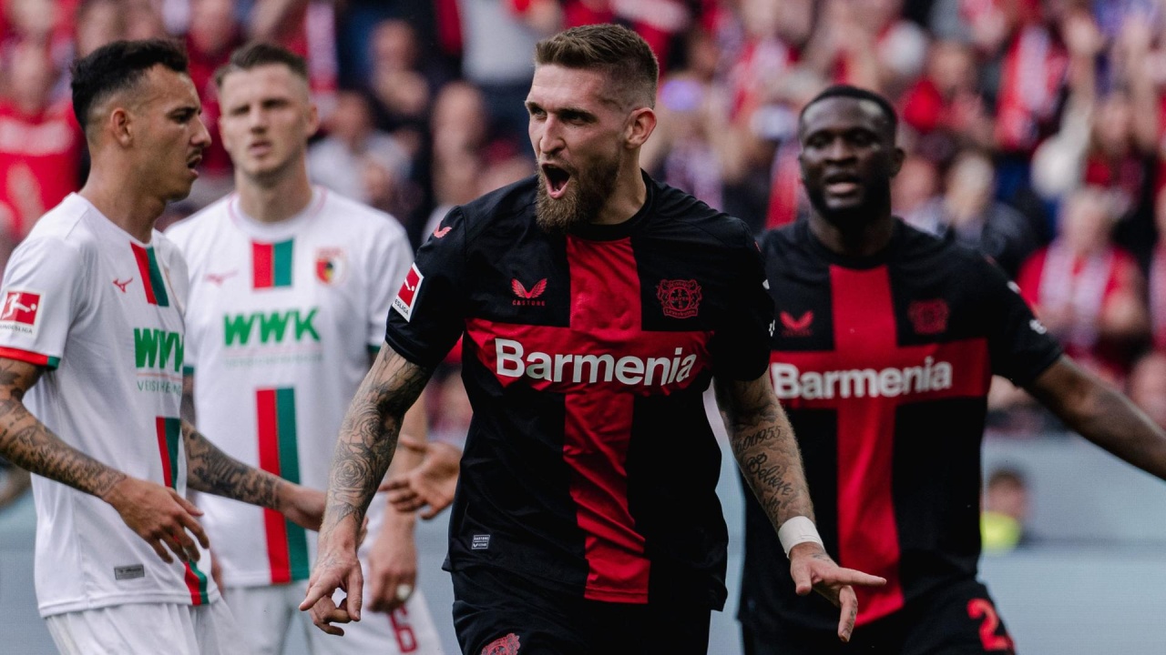 Leverkusen besiegt Augsburg und bleibt ungeschlagen