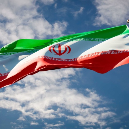 Flagge des Irans.