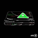 Altes Computermodem auf dem das Wort: "Danger” steht