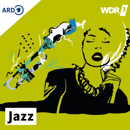 Illustration zu WDR 3 Jazz: Eine Sängerin und eine Trompete.