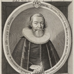 Bildnis des Barockmusikers Thomas Selle aus dem Jahr 1653