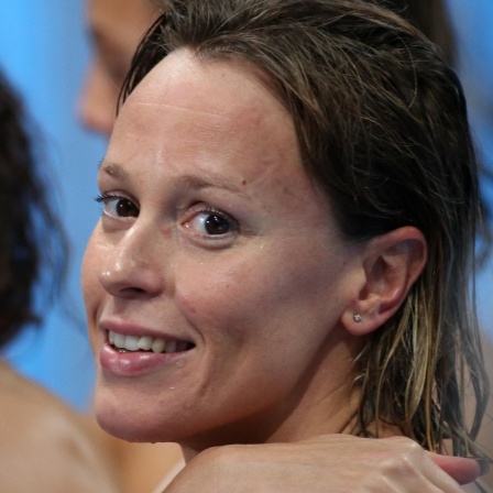 Die italienische Schwimmerin Federica Pellegrini.