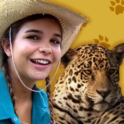 Collage von Anna mit einem Jaguar | Bild: BR