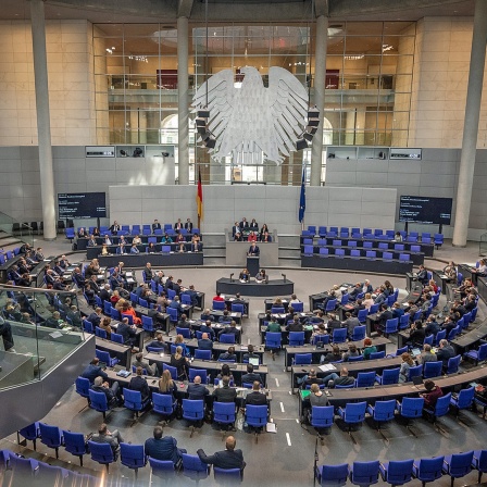 Christian Lindner (FDP), Bundesminister der Finanzen, spricht in der Debatte zum Auftakt der Haushaltswoche.