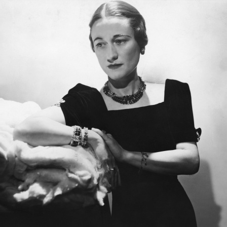 Zeitgenössische Schwarzweiß-Aufnahme von Wallis Simpson (Archivbild)