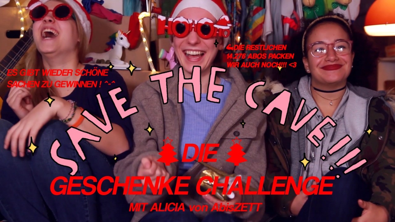 DIE GIRL CAVE GESCHENKE CHALLENGE [mit Alicia von AbisZett] ? SAVE THE CAVE!!! #3