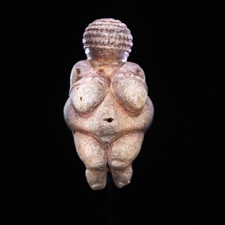 Die Venus von Willendorf im Naturhistorischen Museum (NHM) in Wien. Die rund elf Zentimeter große, altsteinzeitliche &#034;Venus von Willendorf&#034; wurde am 27. August 1908 in Willendorf in der Wachau entdeckt.