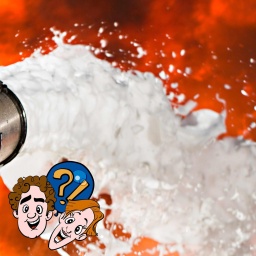 Kann man mit Schlagsahne ein Feuer löschen?