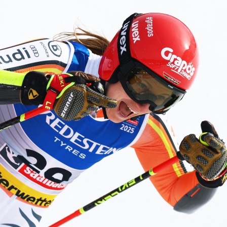 Lena Dürr beim Riesenslalom bei der alpinen Ski-WM