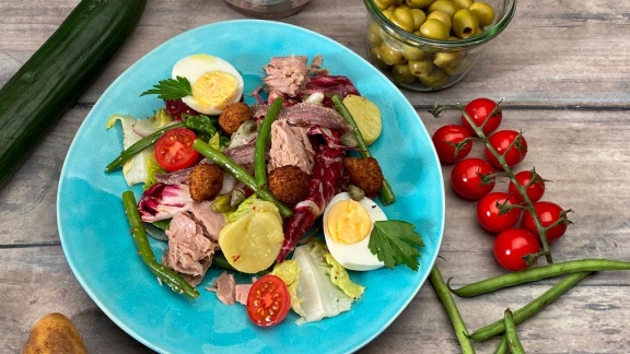 Ard-buffet - Rezept: Nizza-salat Mit Gebackenen Oliven
