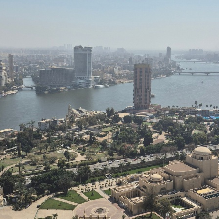 Blick auf den Nil in der ägyptischen Hauptstadt Kairo