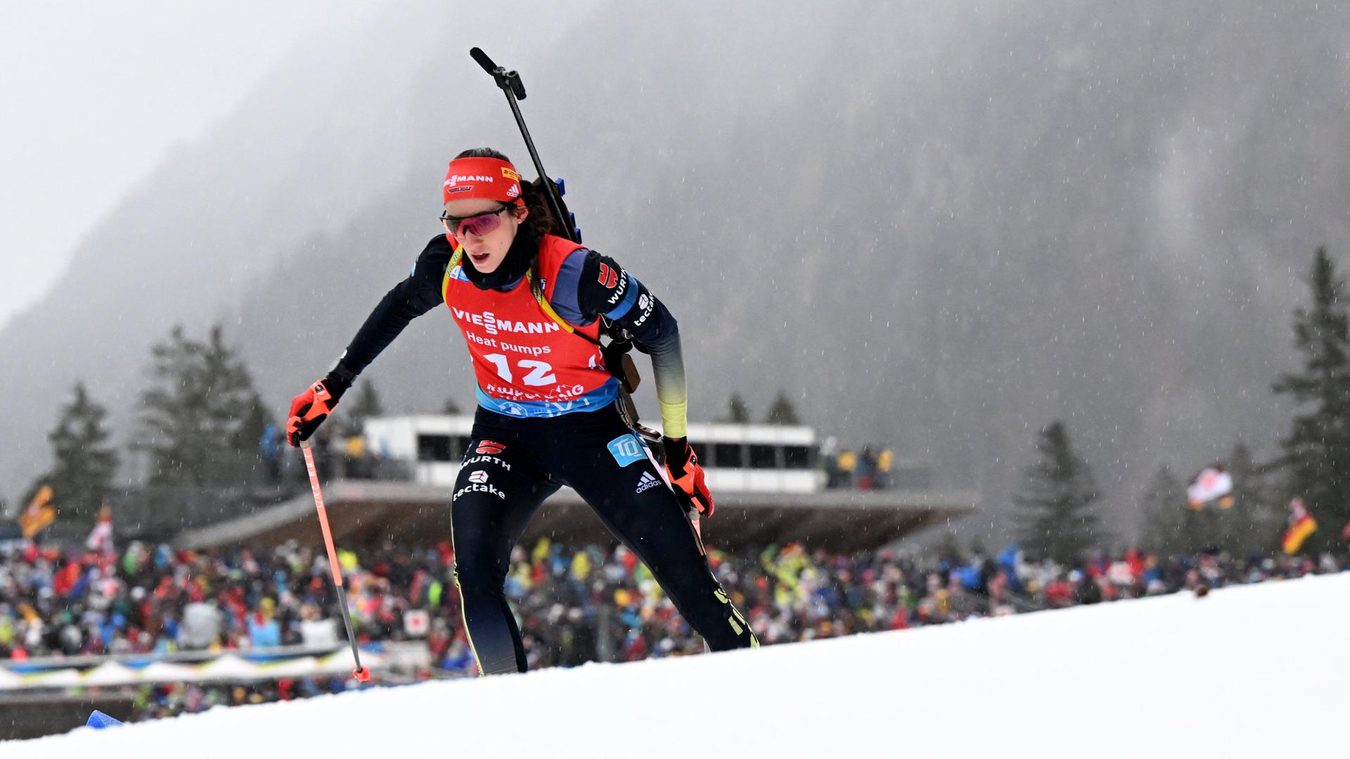 Sportschau Vanessa Voigt verpasst Podest in Ruhpolding ARD Mediathek