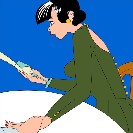 Illustration zur Hörspielserie "Die Erschöpften".