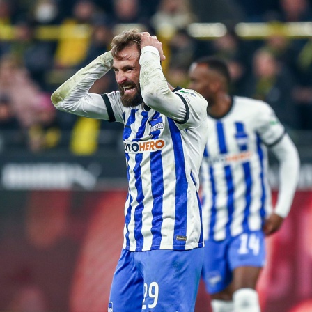 Lucas Tousart (Hertha BSC) ist frustriert