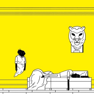 Illustration von Sebastian Stamm für die Hörpsiel-Miniserie "Denn sie sterben jung" nach dem gleichnamigen Roman von Antonio Ruiz-Camacho.