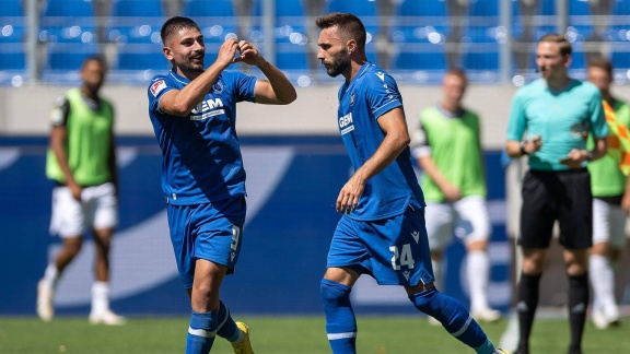 Sportschau - Karlsruhe Dreht Spekakuläre Partie Gegen Sandhausen