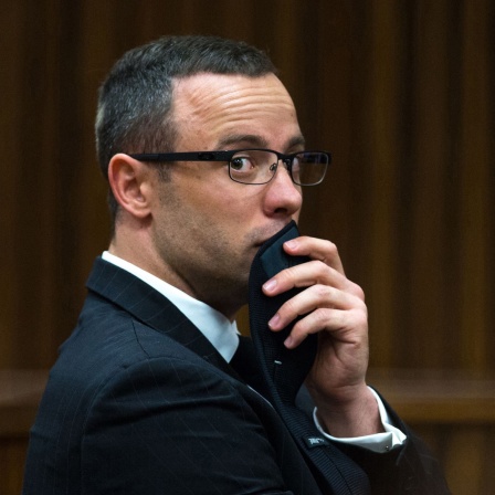 Sprintstar Oscar Pistorius im Gerichtssaal (Archivbild)