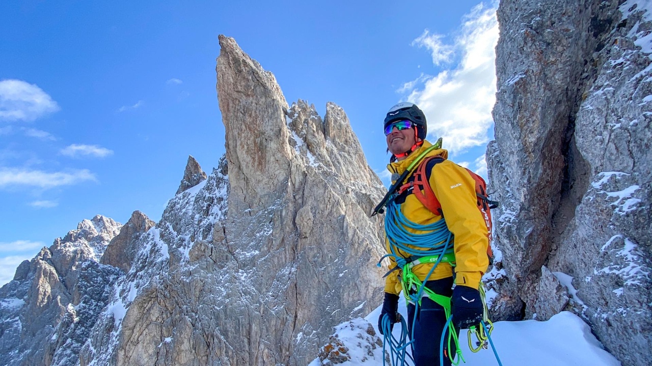 Klettern im Winter · Vom Berg-Profi bis zur Anfängerin
