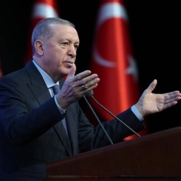 Recep Erdogan bei einer Eröffnungsfeier am 12.12.23