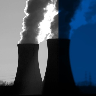 Teaserbild zum ARD Radiofeature "Milliardengrab Atomkraft", Kernkraftwerk Grafenrheinfeld, Unterfranken, Bayern, Deutschland, Europa