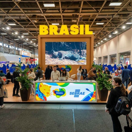 Brasilien bei der Internationalen Tourismus-Börse ITB in der Messe Berlin (Bild: picture alliance/Geisler-Fotopress/Stefan Zeitz)