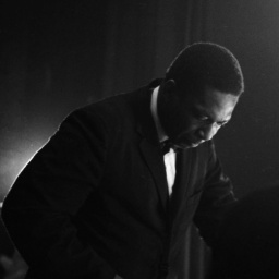 Die Jazzlegende John Coltrane bei einem Konzert in Paris 1963
