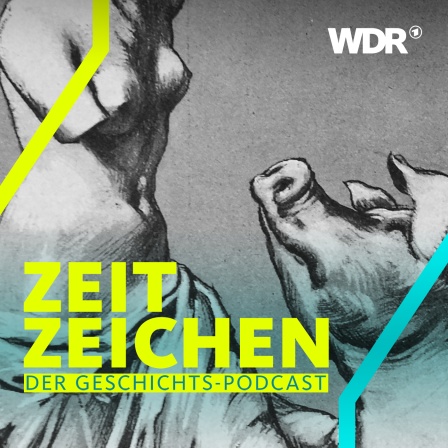 Zeichnung "Zur Lex Heinze" von Ferdinand von Reznicek (Karikatur aus der satirischen Zeitschrift "Simplicissimus"). Unter dem Bild: "Pfui Teufel! Wie kann man so ohne Borsten herumlaufen?"