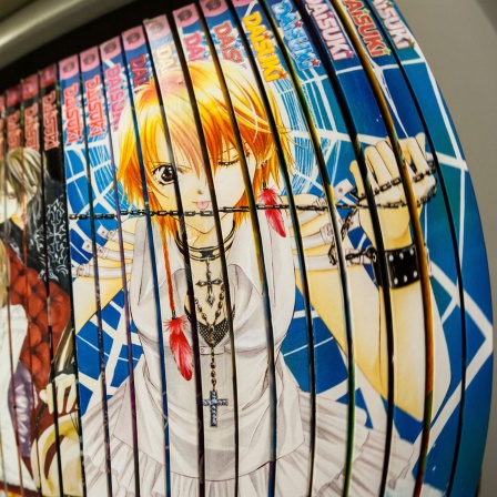 Manga-Comics sind an der Goethe-Universität in Frankfurt am Main im Comic-Archiv des Instituts für Jugendbuchforschung zu sehen.
