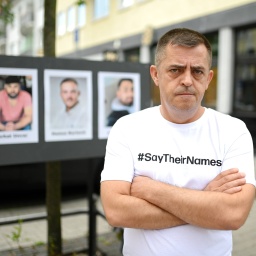 Armin Kurtovic hat bei dem rechtsextremen Anschlag am 19. Februar 2020 in Hanau seinen Sohn Hamza verloren.