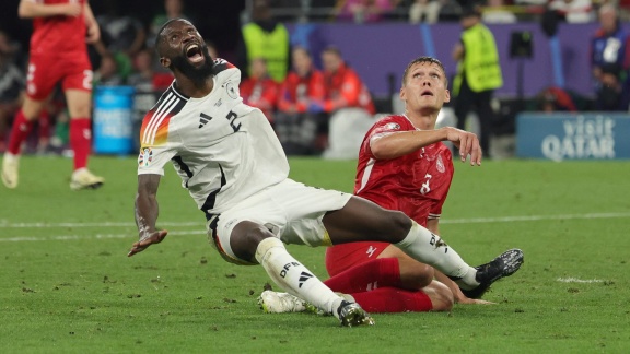 Sportschau Uefa Euro 2024 - Rüdiger Klärt Kurz Vor Schluss Gegen Vestergaard