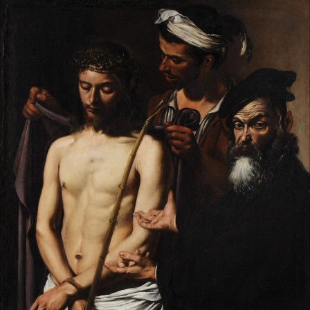 Das Gemälde "Ecce homo" von Caravaggio zeigt den gefolterten Jesus neben dem römischen Statthalter Pontius Pilatus.