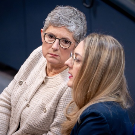 Britta Hasselmann und Katharina Droege (Grüne)
