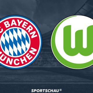 Logo Bayern München gegen VfL Wolfsburg