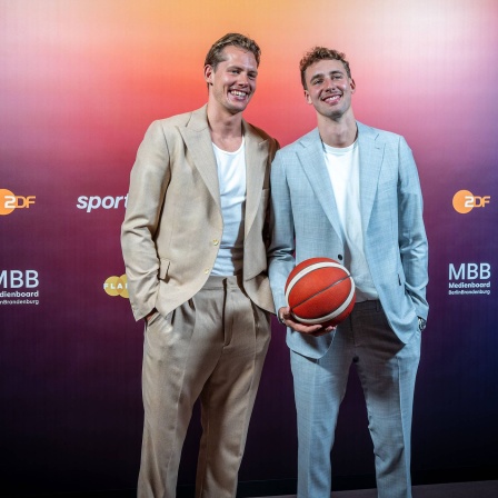 Franz und Moritz Wagner bei der Premiere von "The Wagner Brothers"