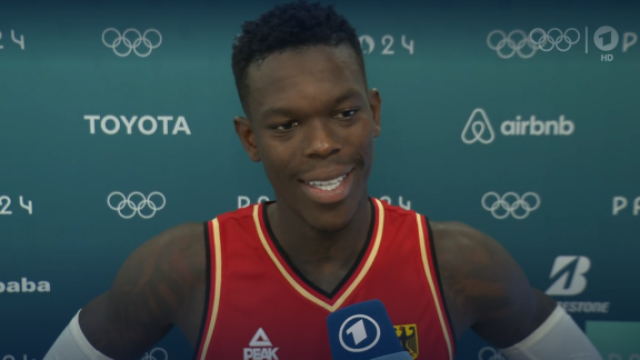 Sportschau Olympia 2024 - Dennis Schröder - 'wollen Das Dritte Spiel Auch Gewinnen'