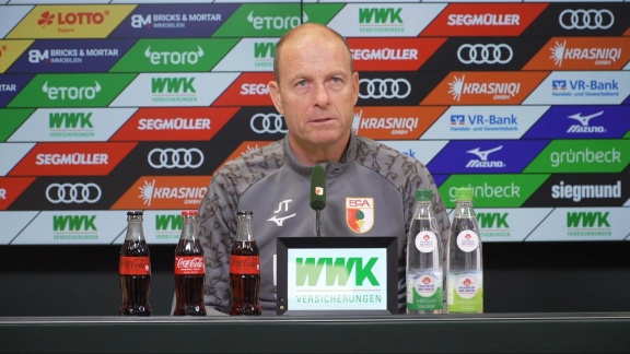 Sportschau Bundesliga - Augsburgs Thorup - 'trikot Schmutzig, Blut Auf Den Knien'