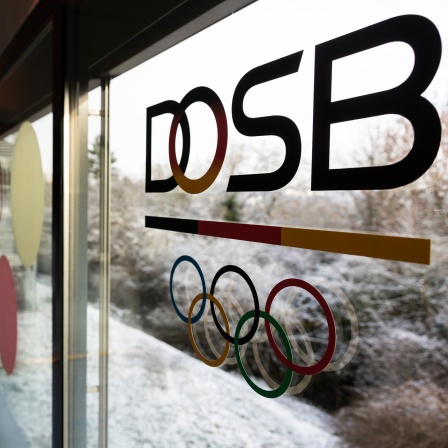 Das Logo des Deutschen Olympischen Sportbundes (DOSB) 