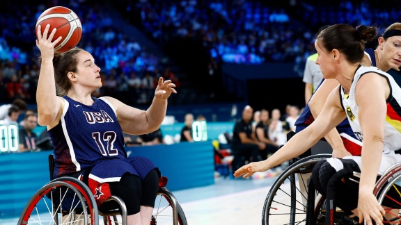 Sportschau Paralympics 2024 - Rollstuhl-basketball (f): Ger - Usa Im Re-live