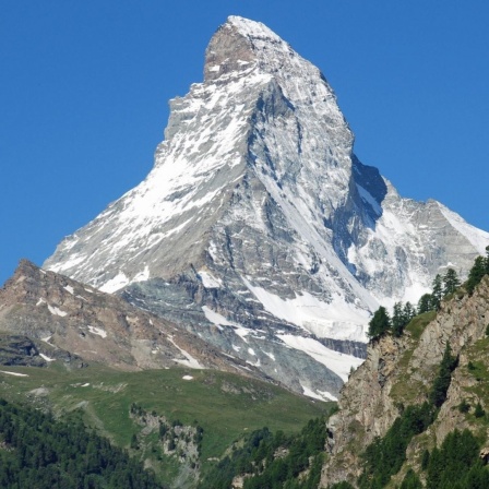 Blick auf das Matterhorn.