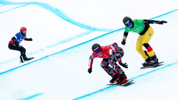 Sportschau Wintersport - Leon Ulbricht Gewinnt Ersten Snowboardcross-weltcup - Der Finale Lauf