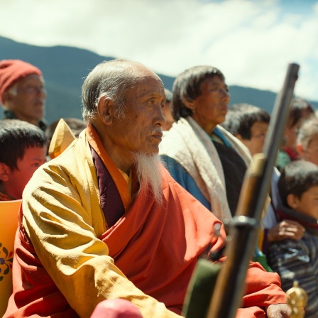 Szene aus dem Film "Was will der Lama mit dem Gewehr? "